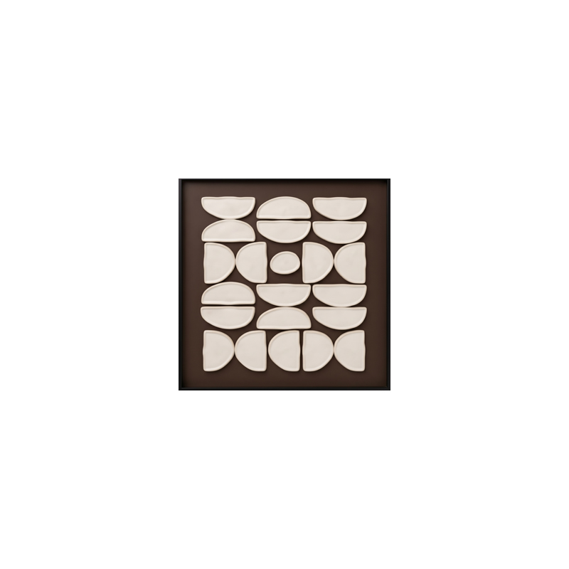 RELIEF 簡約幾何半圓組合畫板 - 細節特寫